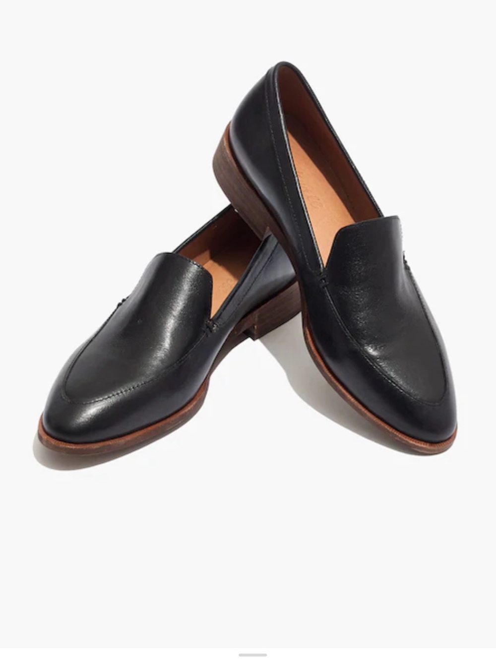 Madewell the Frances Loafer True Black size 8
